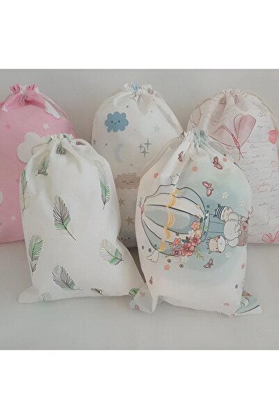 Wenaris أكياس العناية بالطفل النظيفة والمتسخة - يتم إرسال 4 أكياس بنمط مختلط