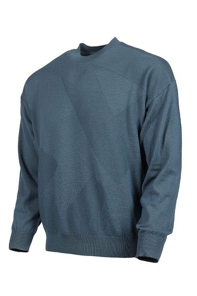 Emporio Armani Мъжки пуловер с дълъг ръкав, бродирано лого, зелен цвят1 6R1MX4 1MFVZ-F937