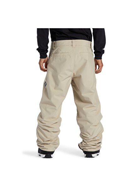 DC Ανδρικό λευκό παντελόνι Dc Snow Chino Pant Adytp03043-thz0