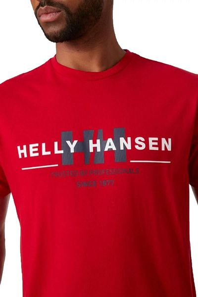 Helly Hansen Rwb Graphic T-shirt Men's Red T-shirt Hha.53763-hha.162