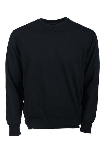 PAUL&SHARK Men's Brand Logo Detailed Regular Fit Long Sleeve Navy Blue Sweater P20P1534-050