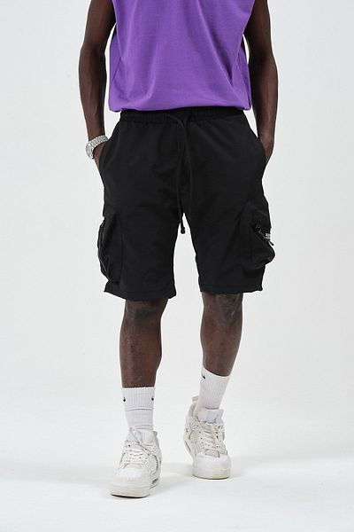 ROLLIE Parachute Shorts Men's Black Shorts 25163-02