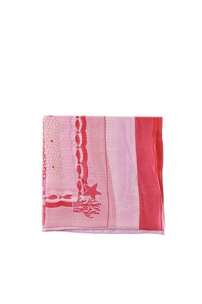 Liu Jo Women's Logo Daily Comfortable Fuchsia Scarf 2A4020T0300-81750