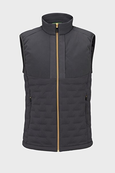 BOSS Regular Fit Su Tutmaz Kuş Tüyü Dolgulu Yelek Erkek YELEK 50491912 027
