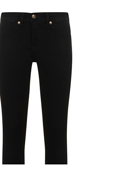 Versace Women's High Waist Slim Comfortable Black Pants 73hab5j2 Cdw00-909