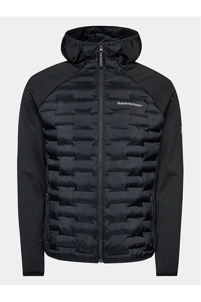 Peak Performance M Argon Hybrid Hood معطف أسود للرجال G79447030-10011