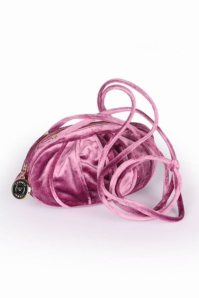 Emporio Armani Women's Brand Logo Leather Daily Use Pink Shoulder Bag Y3B187 YRU8A-80062