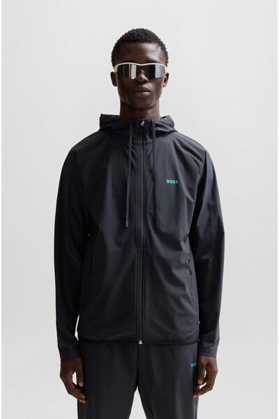 BOSS Erkek Marka Logo Detaylı Regular Fit Uzun Kollu Lacivert1 Sweatshirt 50505157-402