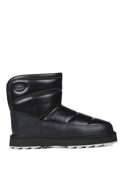 EMU Women's Leather Black Boots VALERIE
