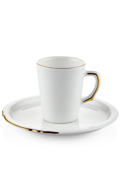 Koleksiyon Eser-i İstanbul Türk Kahve Seti 2’li Altın HK