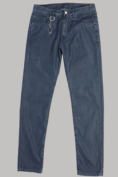 PAUL&SHARK Άνετο ανδρικό τζιν Navy Blue - κανονική εφαρμογή, φαρδύ πόδι24414134-130