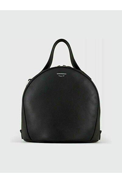 Emporio Armani Kadın Logo Ayarlanabilir Askılı Siyah Omuz Çantası Y3a138 Y350e-sıyah