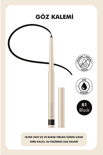 Farmasi Elevator Eye Pencil 01 Black