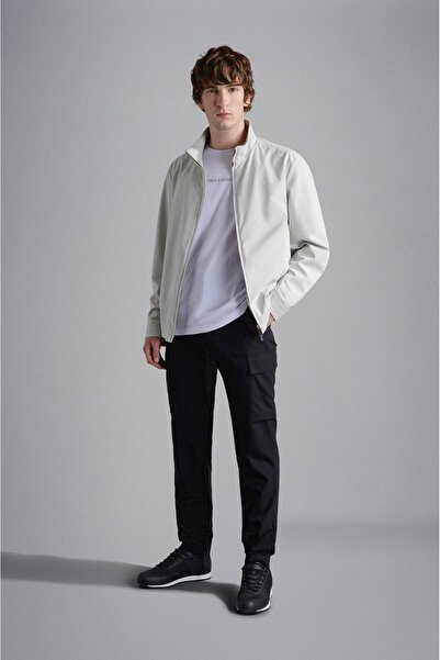 PAUL&SHARK Men's Logo Detailed Zippered Daily Use Gray 1 Jacket24412000-629