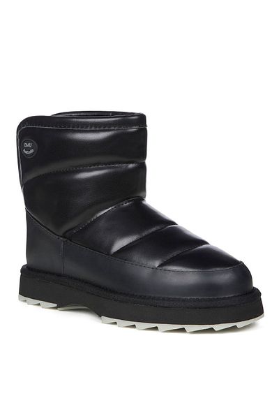 EMU Women's Leather Black Boots VALERIE
