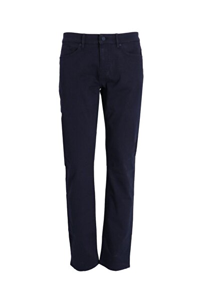 BOSS Erkek Denim Normal Belli Düz Model Günlük Kullanım Lacivert Jeans 50495370-404