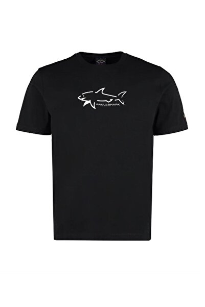 PAUL&SHARK Ανδρικό πλεκτό μπλουζάκι C.w. Βαμβάκι