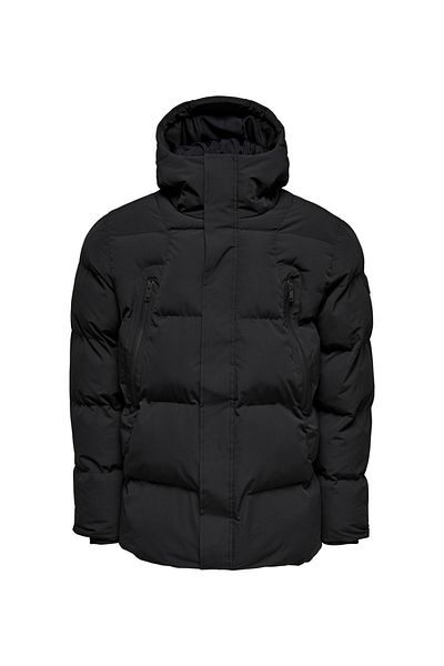 Only & Sons Ανδρικό παλτό σε σκούρο γκρι 22022287 _onsmuno Puffer Coat Otw