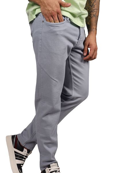 Emporio Armani Țesătură din bumbac pentru bărbați, blugi bleumarin cu logo-ul mărcii 3R1J75 1N03Z-0738