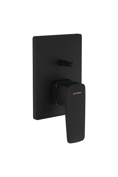 Artema Black Matte Built-In Bathroom Faucet - a 4275236