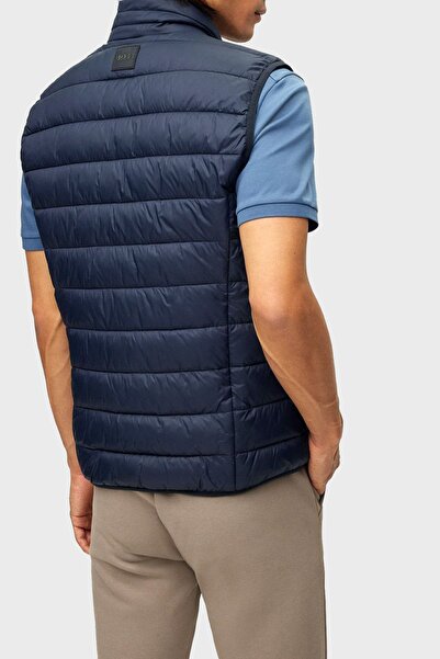 BOSS Su Geçirmez Regular Fit Dik Yaka Yelek Erkek Yelek 50472473 402