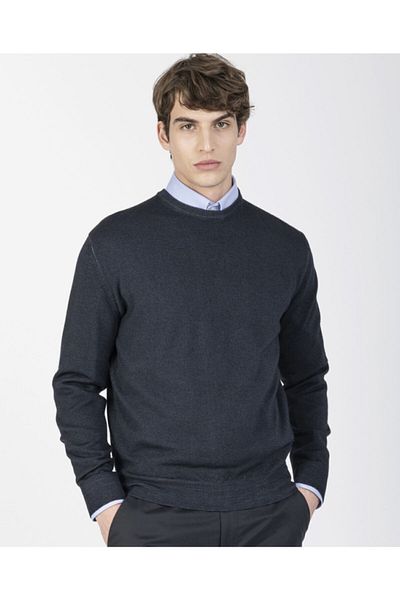 PAUL&SHARK Men's Knitted Round Neck C.wWool Sweater