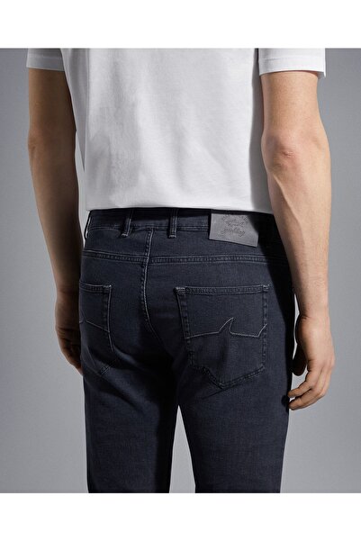 PAUL&SHARK Men's Cotton Brand Logo Gray Jeans23414107-008