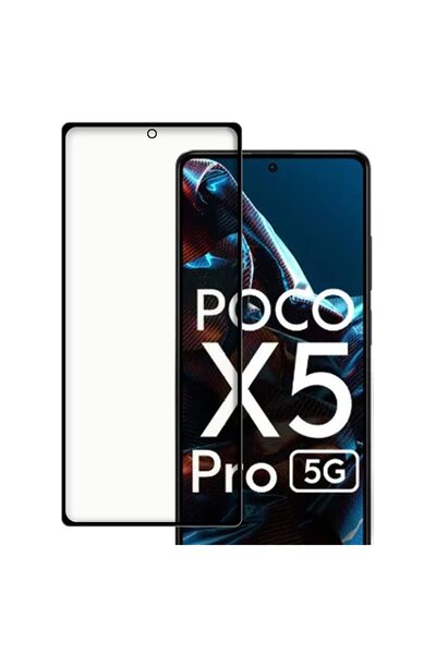 Fibaks Poco X5 Pro 5G - Compatible Tampered Unbreakable Glass Screen Protector