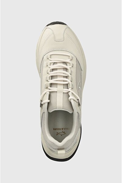PAUL&SHARK Gray Men's Sneakers - Lace-up, Walking Logo Detail,24418008-010