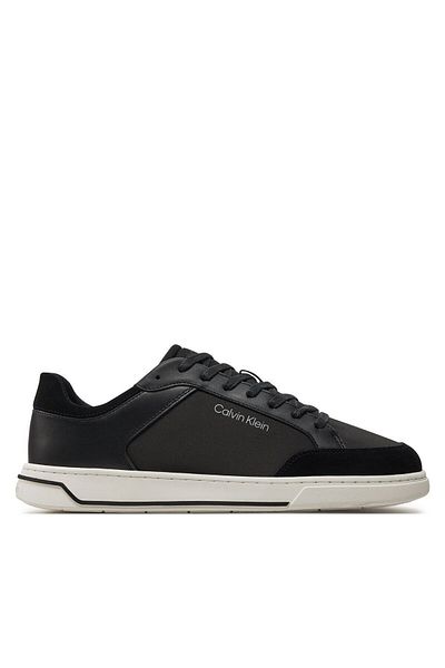 Calvin Klein Men's Lace-up Brand Logo Sports Style Black Sneakers HM0HM01395-BEH