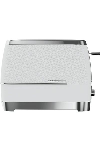 Beko 2 Slice Toaster, 870W, Extra Wide Slot, Defrost Reheat & Cancel Functions, Crumb Tray TAM8202CR