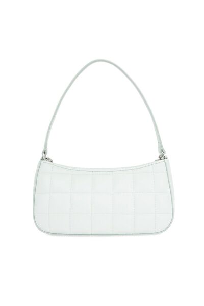 Calvin Klein Women's Logo Faux Leather Daily Use Green Shoulder Bag K60K612017-LIA