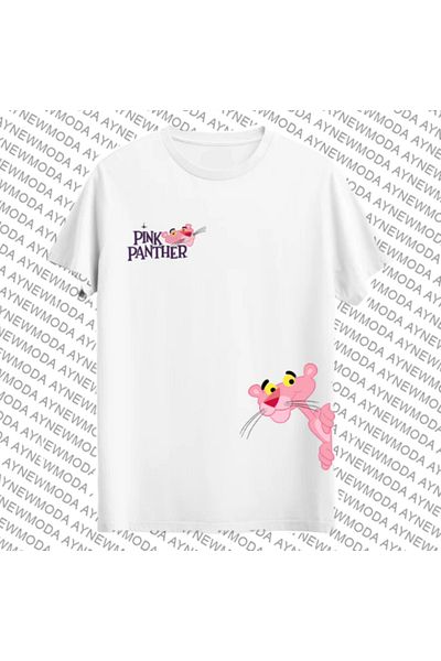 aynewmoda Tricou oversize cu imprimeu Panther