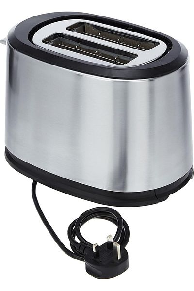 Beko Electric Toaster 2 wide slots, Detachable crumb tray, Modes: Defrost, Reheat, Cancel - TAM6201i