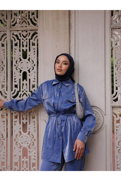 Magazin Front Buttoned Women's Double Suit - With Trousers