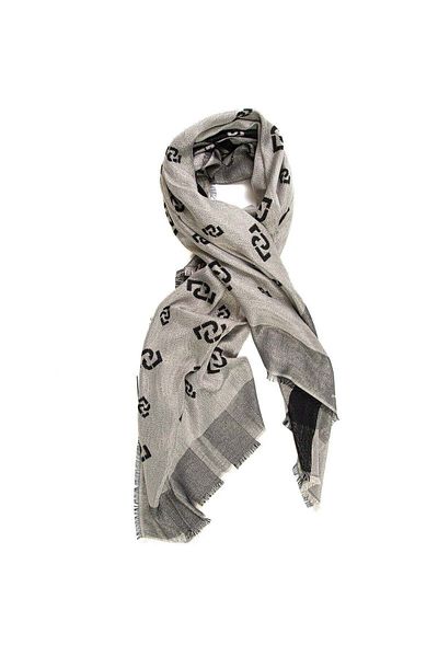 Liu Jo Women's Elegant Designed Patterned Daily Use Black-Gold Shawl & Scarf & Scarf 2F3075T0300-03F94