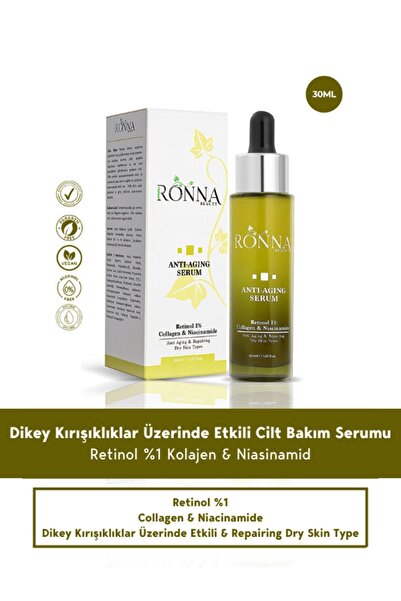Ronna Beauty Yaşlanma Karşıtı Ve Aydınlatıcı Anti-Aging Serum 30 ml Retinol 1...