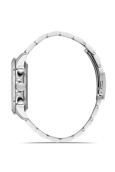 FERRO Men's Silver Wrist Watch - Steel Cord, FM31455A-A3