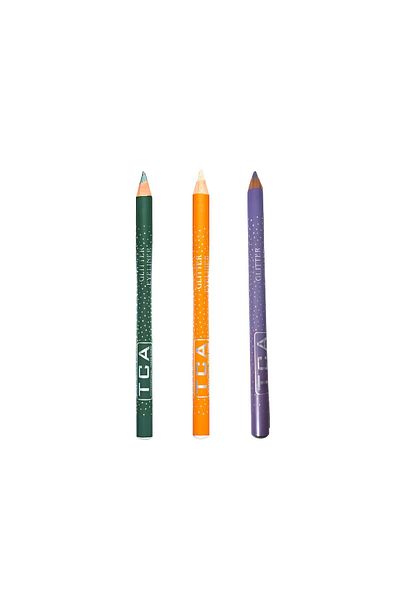 TCA Studio Make Up Glitter Glitter Eyeliner - 3-Piece Pencil Set