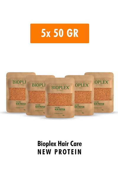 Bioplex Hair Care Protein - Special Product Against Weakness in Hair Lightening and Dyeing Processes 5x50 Gr - 5 Pack