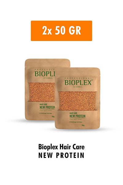 Bioplex Hair Care Protein - 2x50 Gr 2 Pack - Hair Lightening and Dyeing Processed Special Product Against Weakness