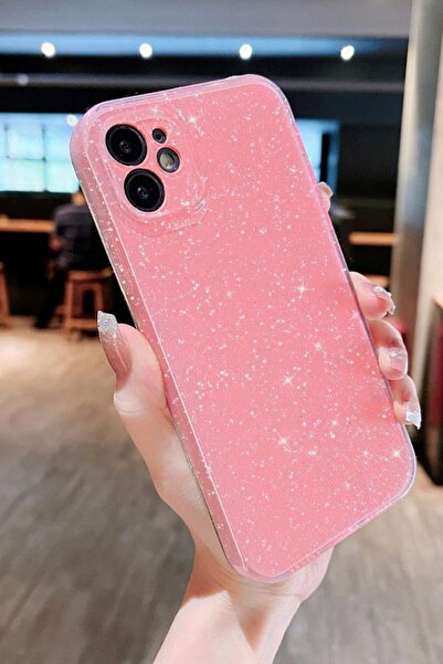 KVK PRİVACY Apple iPhone 11 Uyumlu Kılıf Simli İnce Darbeye Dayanıklı Silikon...