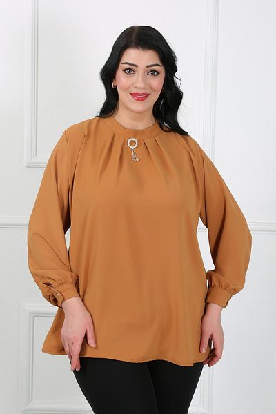 By Alba Collection GULER MUSTAR PENTRU DAMĂ CAMAȘĂ MĂRI MARE DUBAI DUBAI, cu stras
