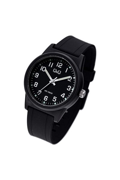 Q&Q Vr53j207y Highlighter Black Men's Wristwatch