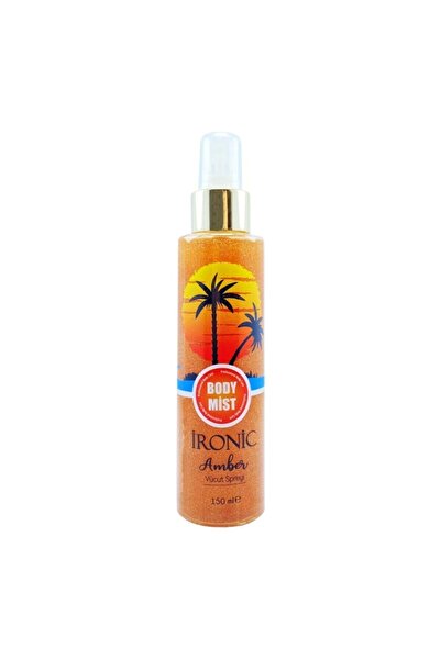 İronic Amber Simli Vücut Spreyi 150ml