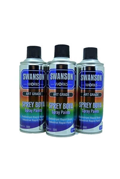 SWANSON Siyah Sprey Boya 400ml