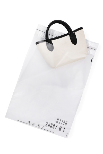 House Of Pack Buzlu Şeffaf Kargo Poşeti - 48x55 Cm - ' Hello I'm Yours ' Baskılı - 100 Adet