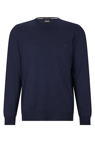 BOSS Logo Işlemeli Erkek Kazak