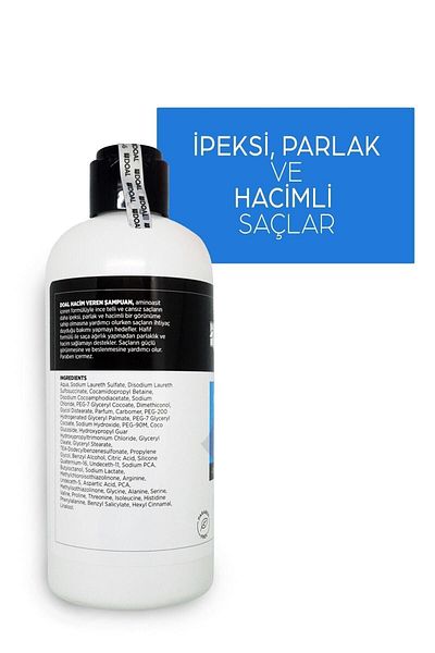 DOAL Amino Acid 400 ml - Containing and Volumizing Shampoo, for Thin Hair