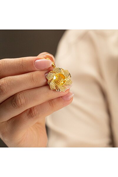 Çgk Çiğdem Gürel Kuyumculuk Tuğra Altın Kolye Ucu
